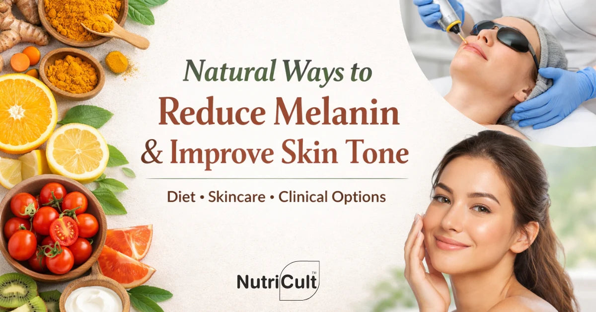 Ways to reduce melanin naturally from skin