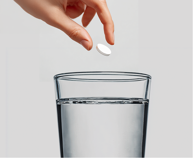 Drop tablet