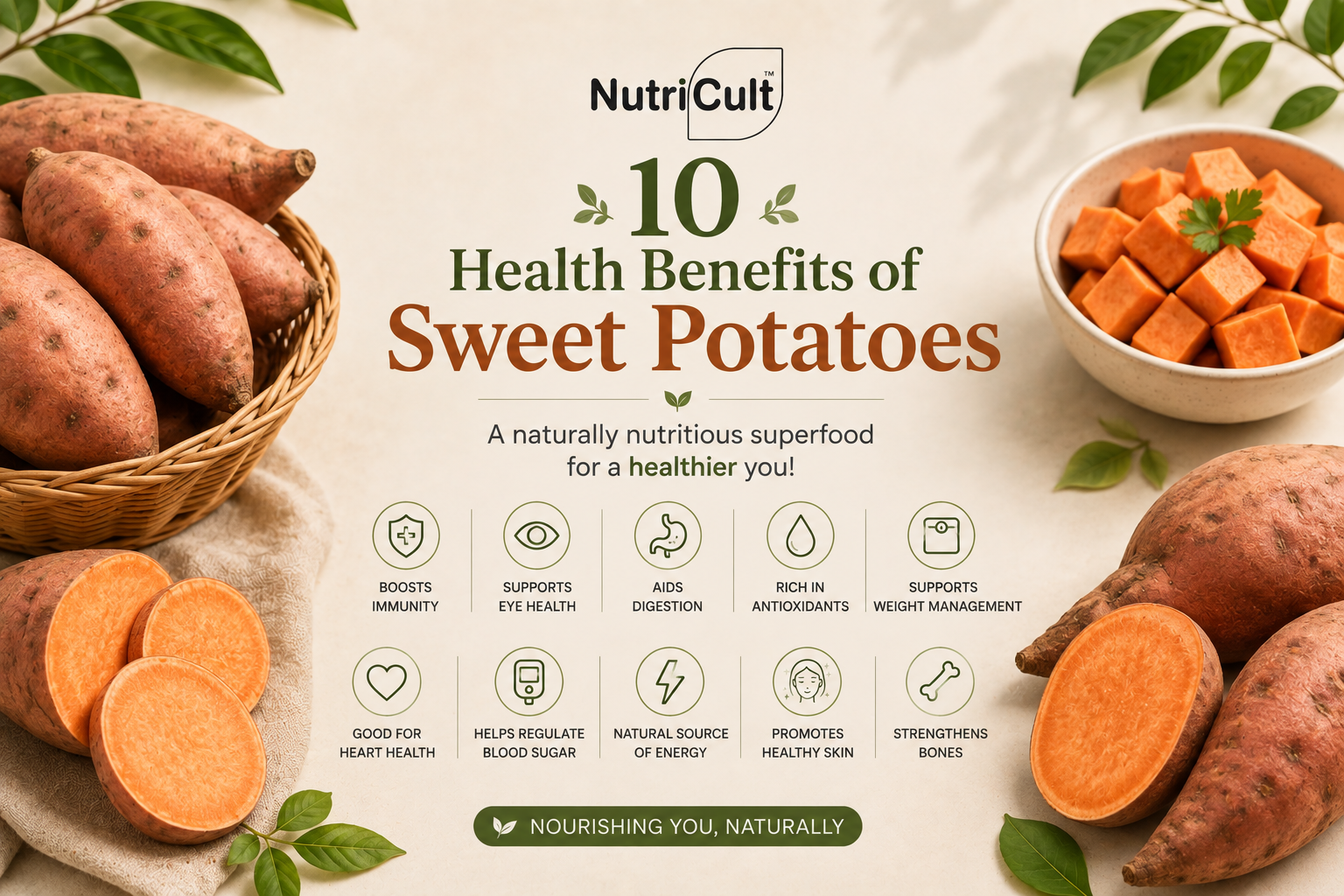 10 Health Benefits of Sweet Potatoes