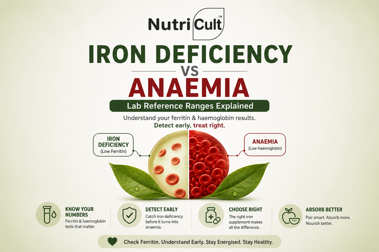 Iron Deficiency vs Anaemia