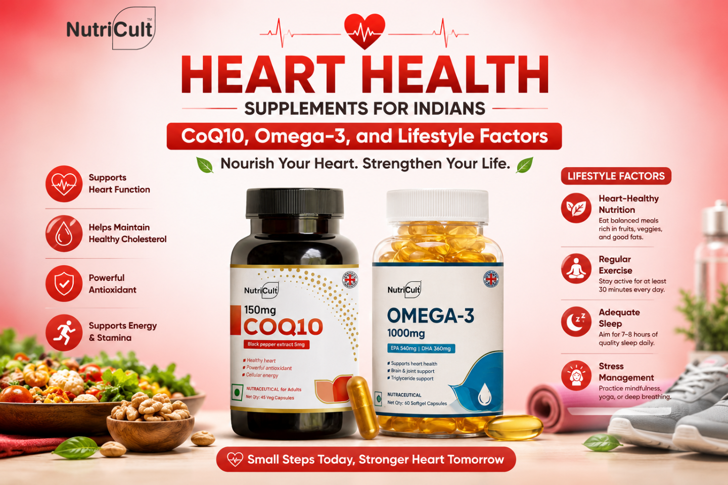 Heart Health Supplements for Indians 