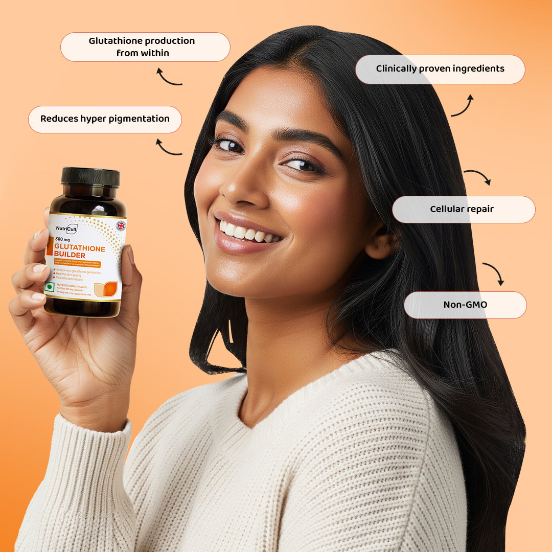 Best Glutathione Capsule for Skin Whitening | Nutricult Best Glutathione Capsule for Skin Whitening | Nutricult
